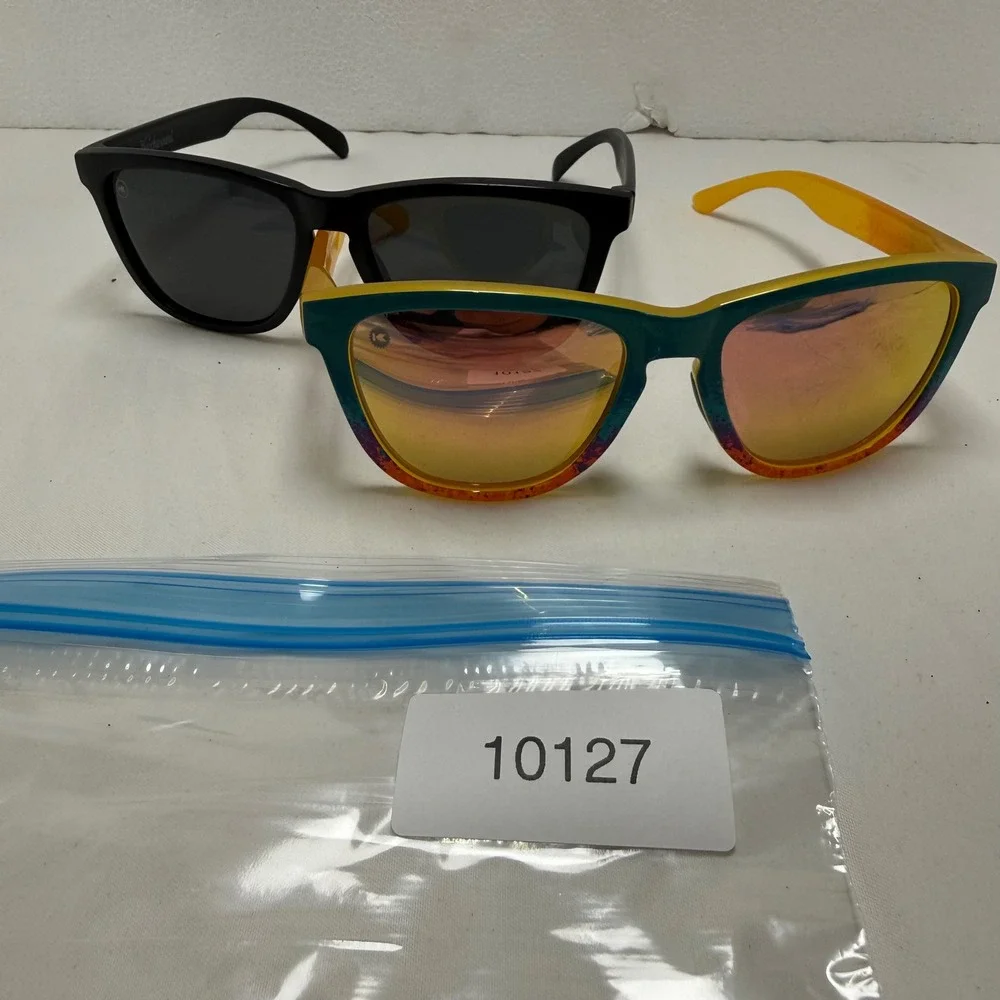 Knockaround Sunglasses Unisex OS Multi‎ Classics Polarized Wayfarer Bundle 2pk
